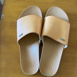 Reef Light Brown Slide Sandals